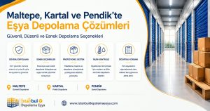 Maltepe, Kartal ve Pendik'te eşya depolama çözümleri